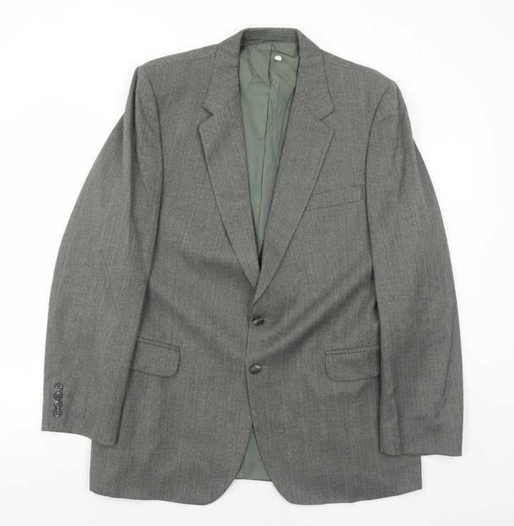 Marks and Spencer Mens Grey Wool Jacket Suit Jacket Size 42 Regular