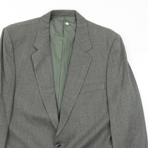 Marks and Spencer Mens Grey Wool Jacket Suit Jacket Size 42 Regular