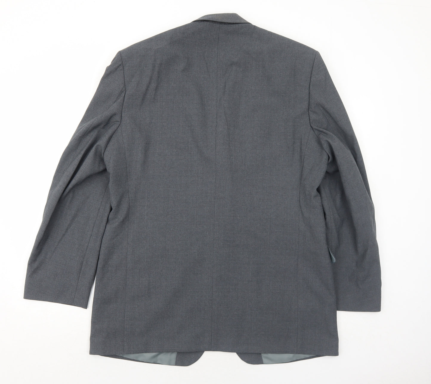 Marks and Spencer Mens Grey Polyester Jacket Suit Jacket Size 42 Regular