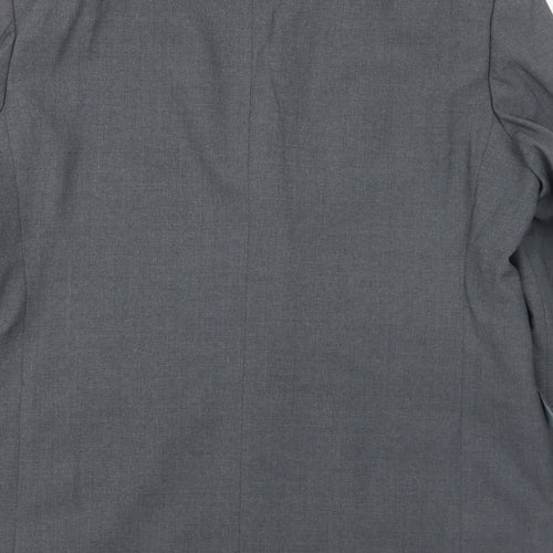 Marks and Spencer Mens Grey Polyester Jacket Suit Jacket Size 42 Regular