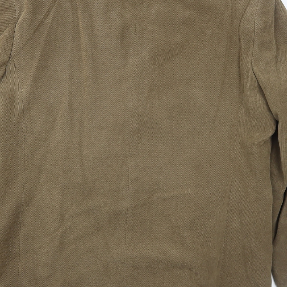 Marks and Spencer Mens Brown Polyester Jacket Blazer Size 44 Regular
