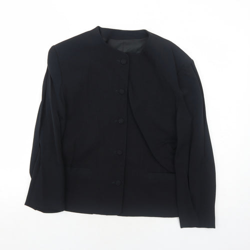 NEXT Womens Black Jacket Blazer Size 10 Button
