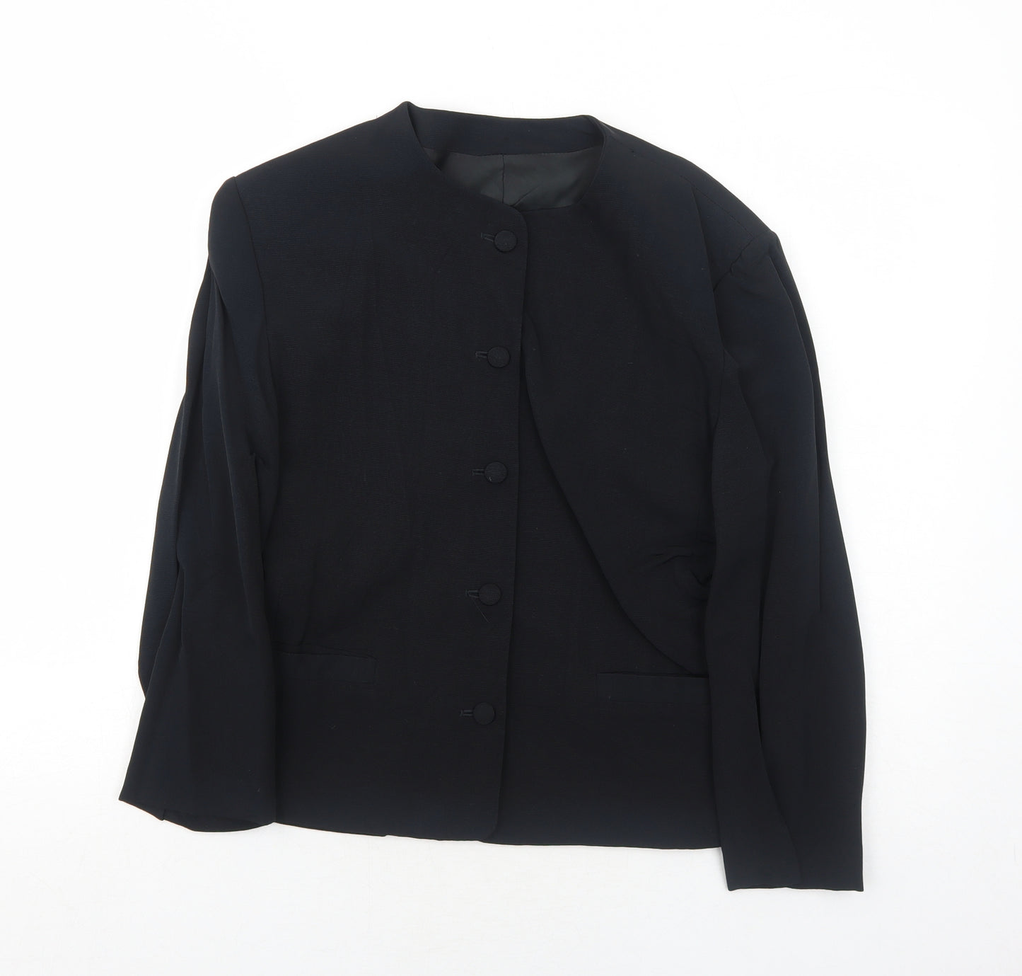 NEXT Womens Black Jacket Blazer Size 10 Button