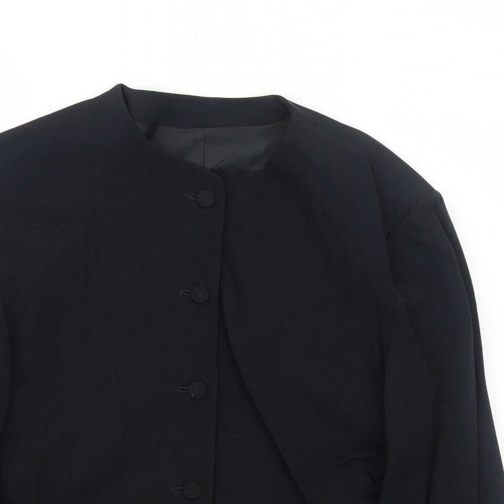 NEXT Womens Black Jacket Blazer Size 10 Button