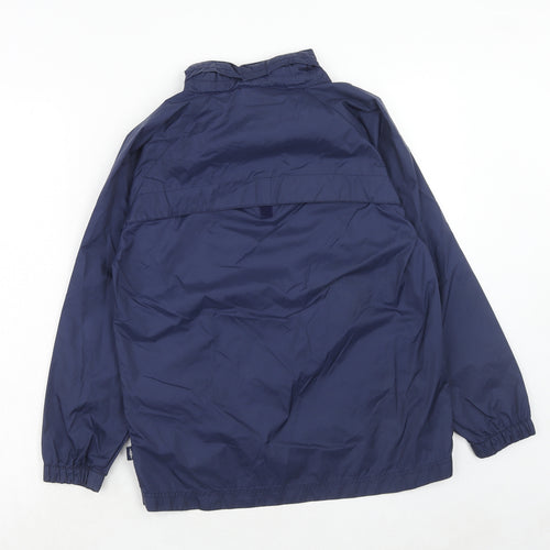 Umbro Boys Blue Anorak Jacket Size S Zip