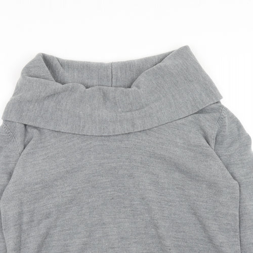 Damart Womens Grey Roll Neck Acrylic Pullover Jumper Size 18