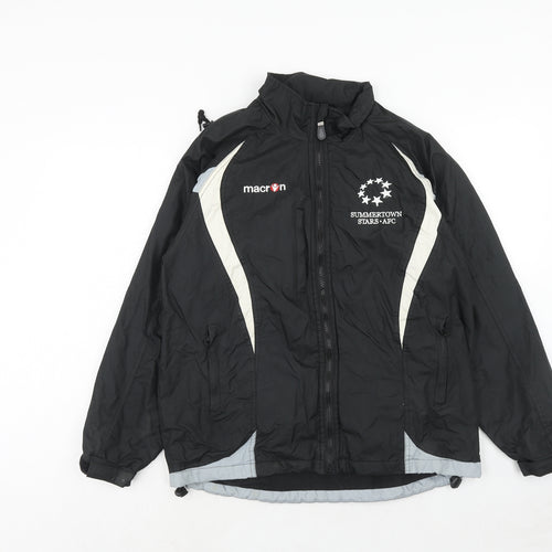 Macron Mens Black Jacket Size S Zip