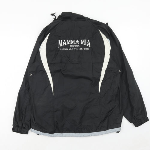 Macron Mens Black Jacket Size S Zip