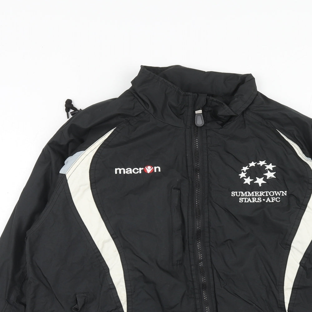 Macron Mens Black Jacket Size S Zip