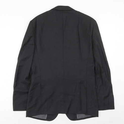 Sportscraft Mens Grey Wool Jacket Suit Jacket Size 38 Regular