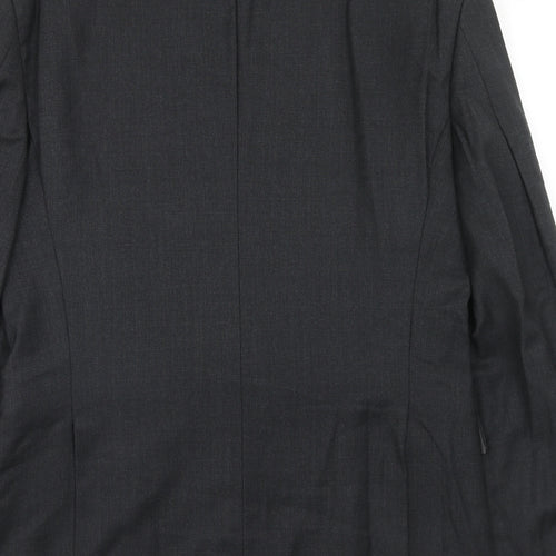 Sportscraft Mens Grey Wool Jacket Suit Jacket Size 38 Regular