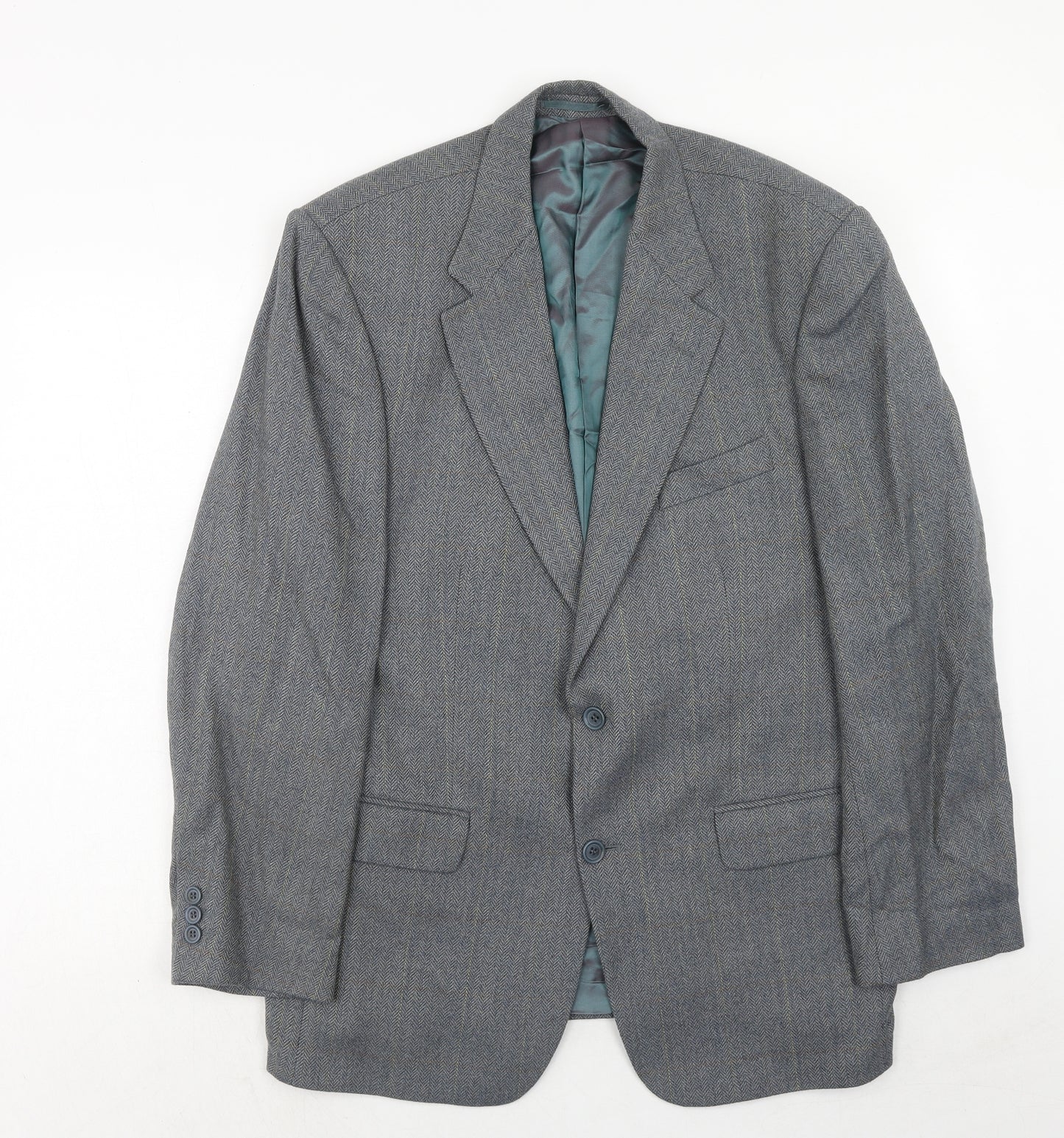 West Brook Mens Grey Wool Jacket Suit Jacket Size 42 Regular