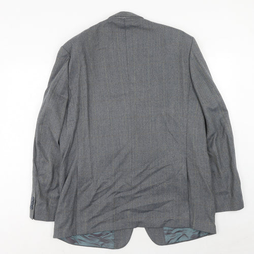 West Brook Mens Grey Wool Jacket Suit Jacket Size 42 Regular
