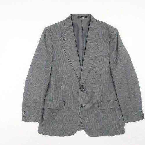 Chatsworth Mens Grey Wool Jacket Suit Jacket Size 42 Regular