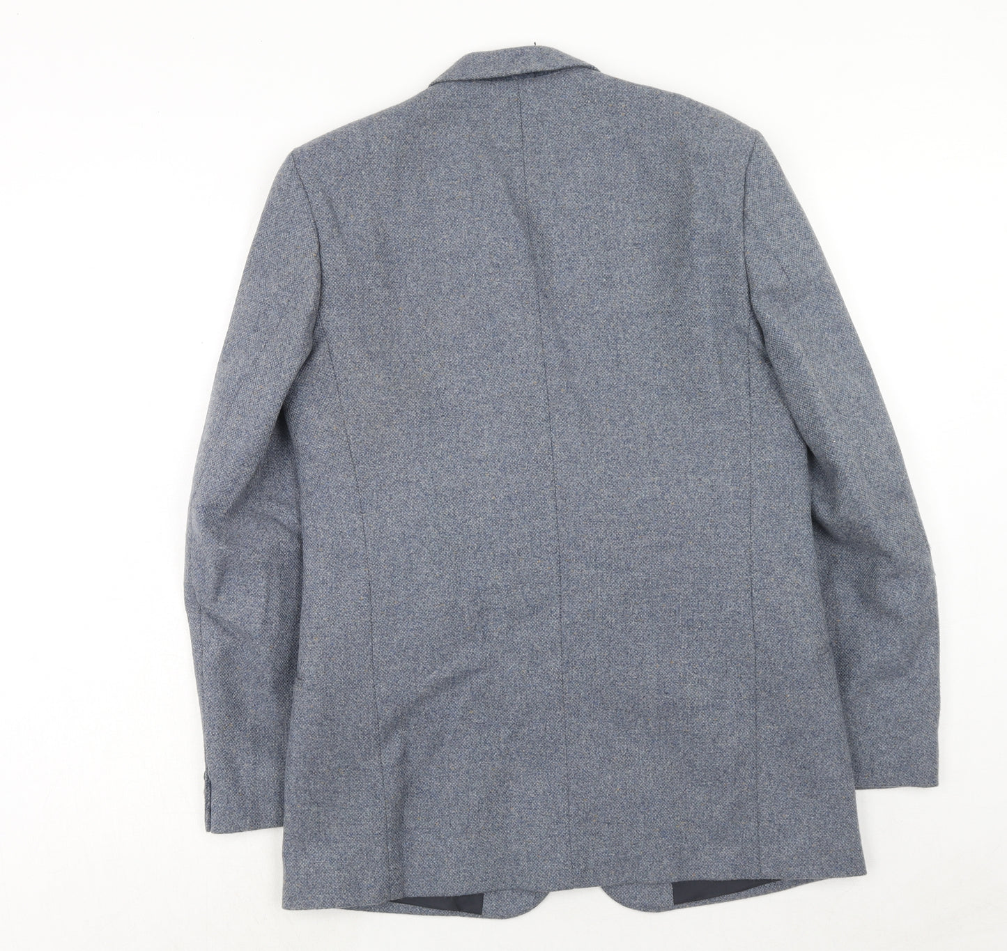 Hepworths Mens Blue Wool Jacket Suit Jacket Size 36 Regular