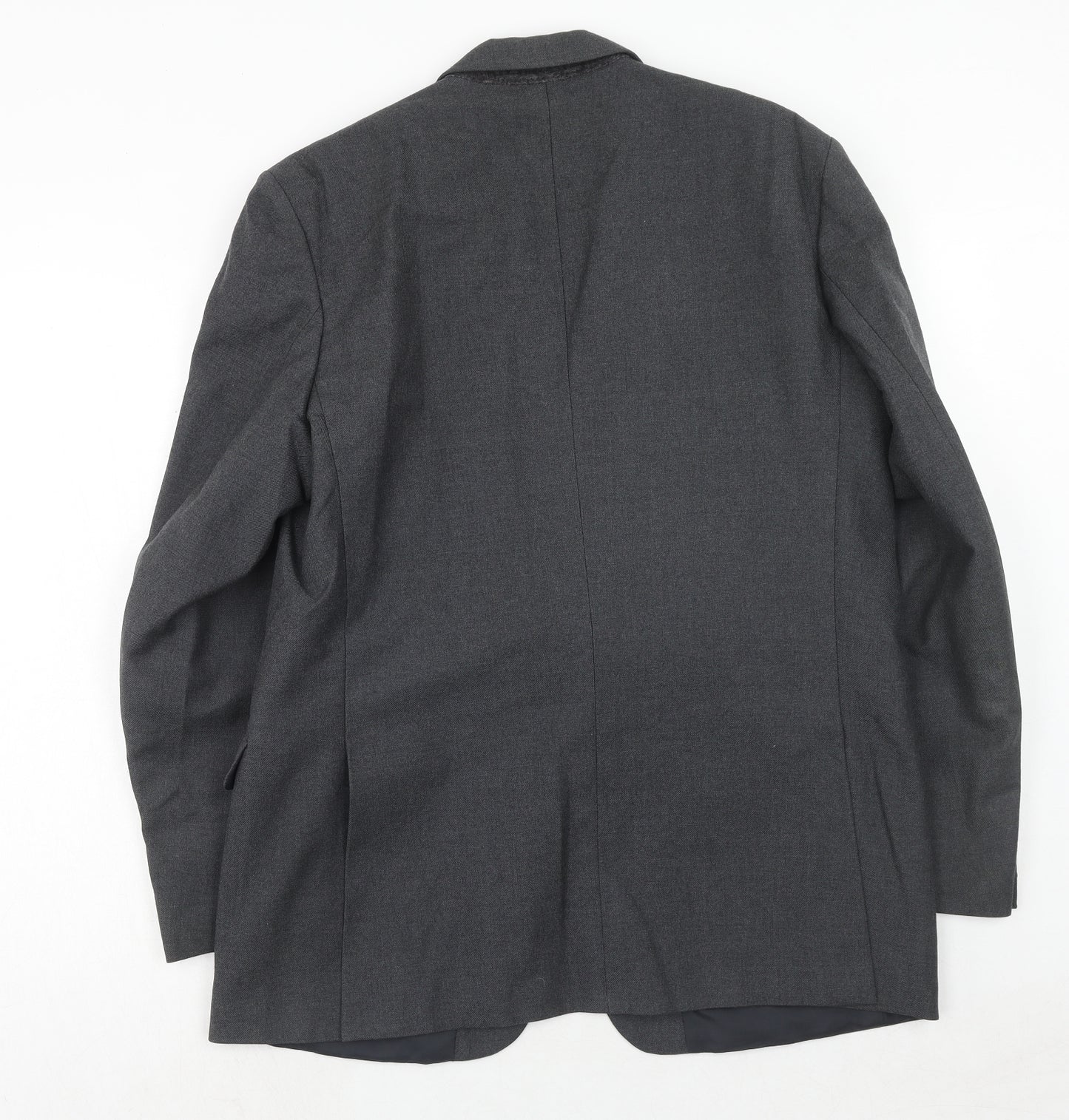 Hornes Mens Grey Wool Jacket Suit Jacket Size 40 Regular