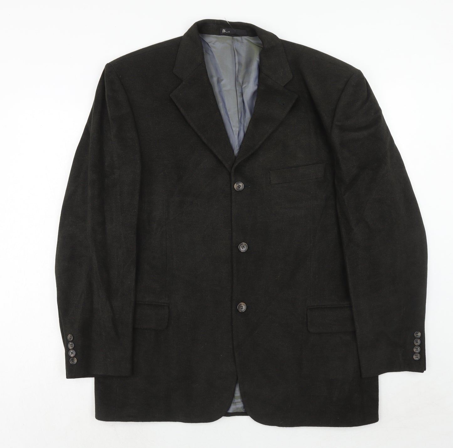 BHS Mens Brown Polyester Jacket Blazer Size 42 Regular