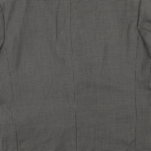 Principles Mens Brown Geometric Polyester Jacket Suit Jacket Size 42 Regular