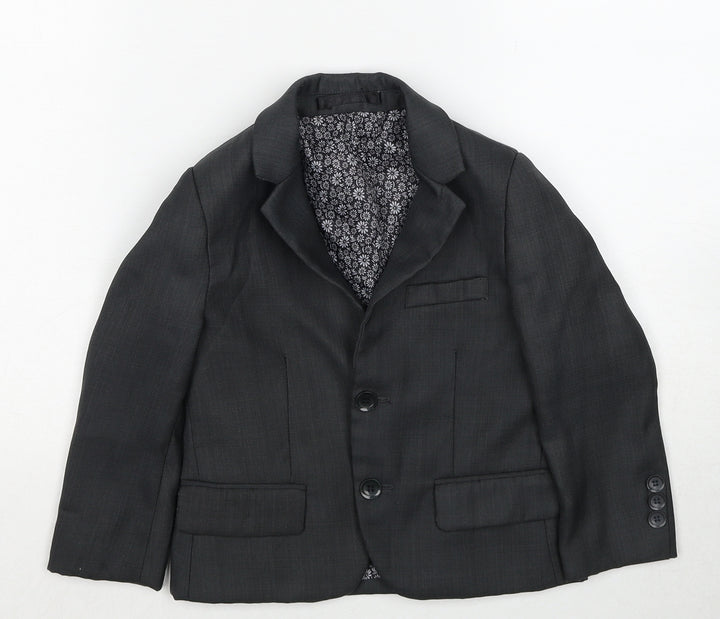 Cocktail Collection Boys Grey Jacket Blazer Size 3 Years Button