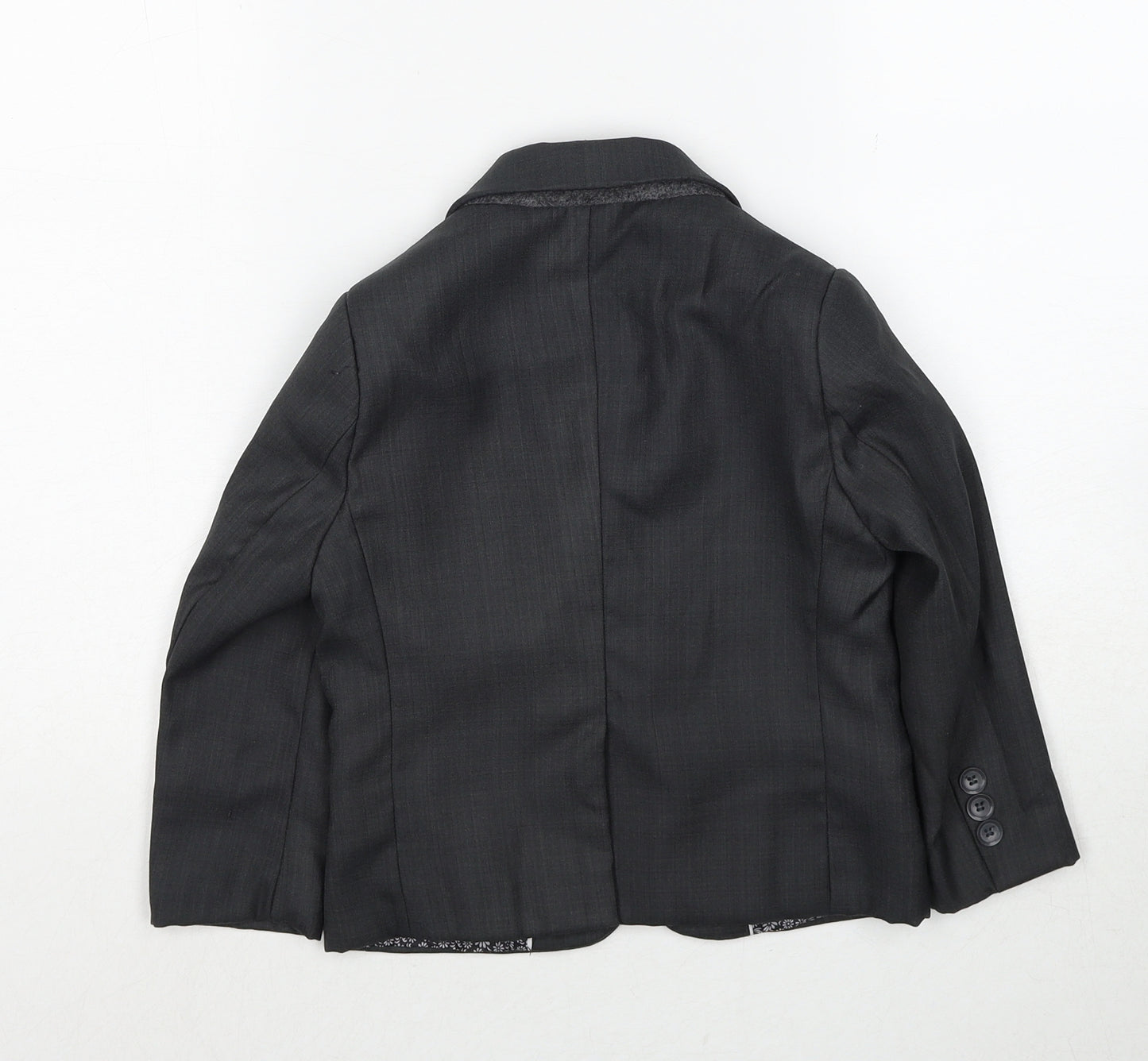 Cocktail Collection Boys Grey Jacket Blazer Size 3 Years Button
