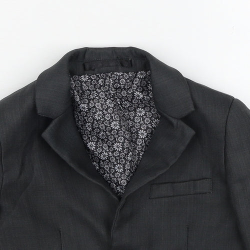 Cocktail Collection Boys Grey Jacket Blazer Size 3 Years Button
