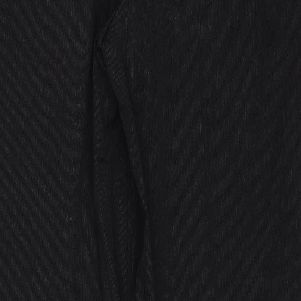 s.Oliver Womens Black Polyester Dress Pants Trousers Size 18 Regular Zip