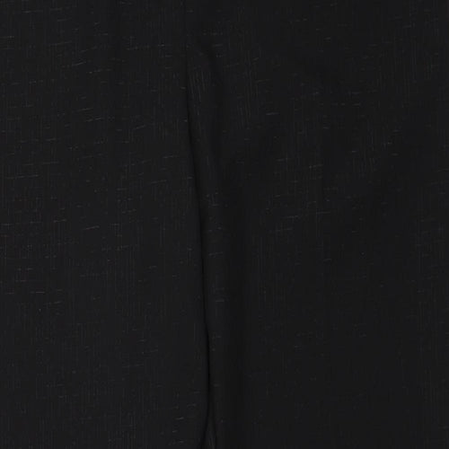 M&Co Womens Black Polyester Dress Pants Trousers Size 14 Regular Zip