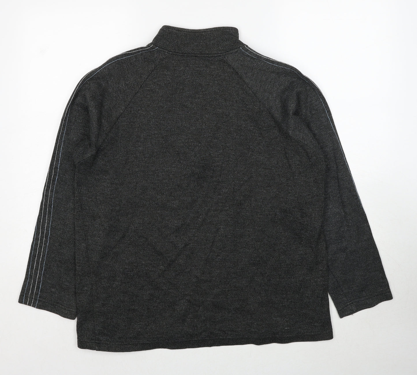 West Rock Mens Grey Cotton Pullover Sweatshirt Size M