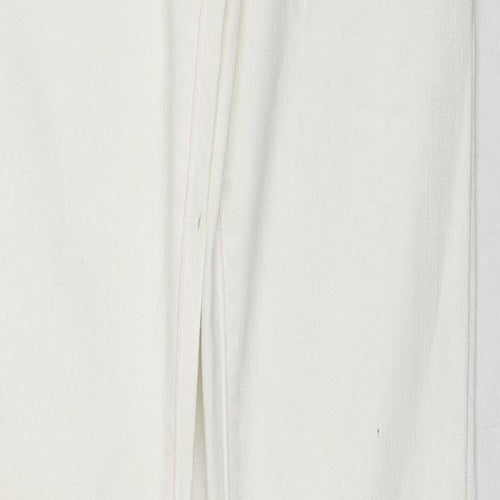 Nougat Womens Ivory Cotton Straight Jeans Size 27 in Regular Zip