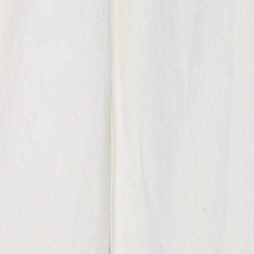 Nougat Womens Ivory Cotton Straight Jeans Size 27 in Regular Zip