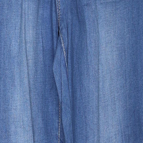 DMR Womens Blue Cotton Straight Jeans Size 31 in Regular Zip