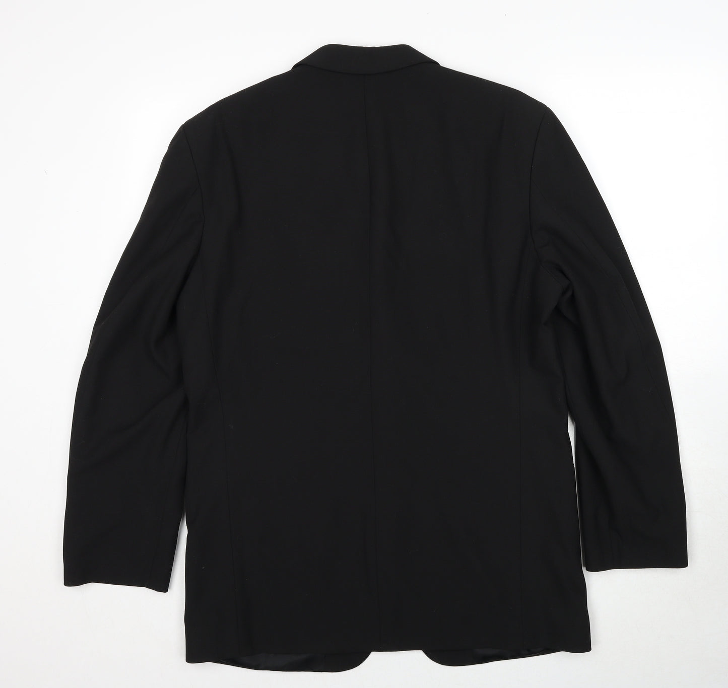 Copperstone Mens Black Polyester Jacket Suit Jacket Size 40 Regular