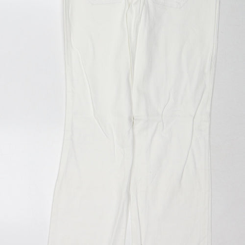Esprit Womens White Cotton Straight Jeans Size 29 in L32 in Regular Zip