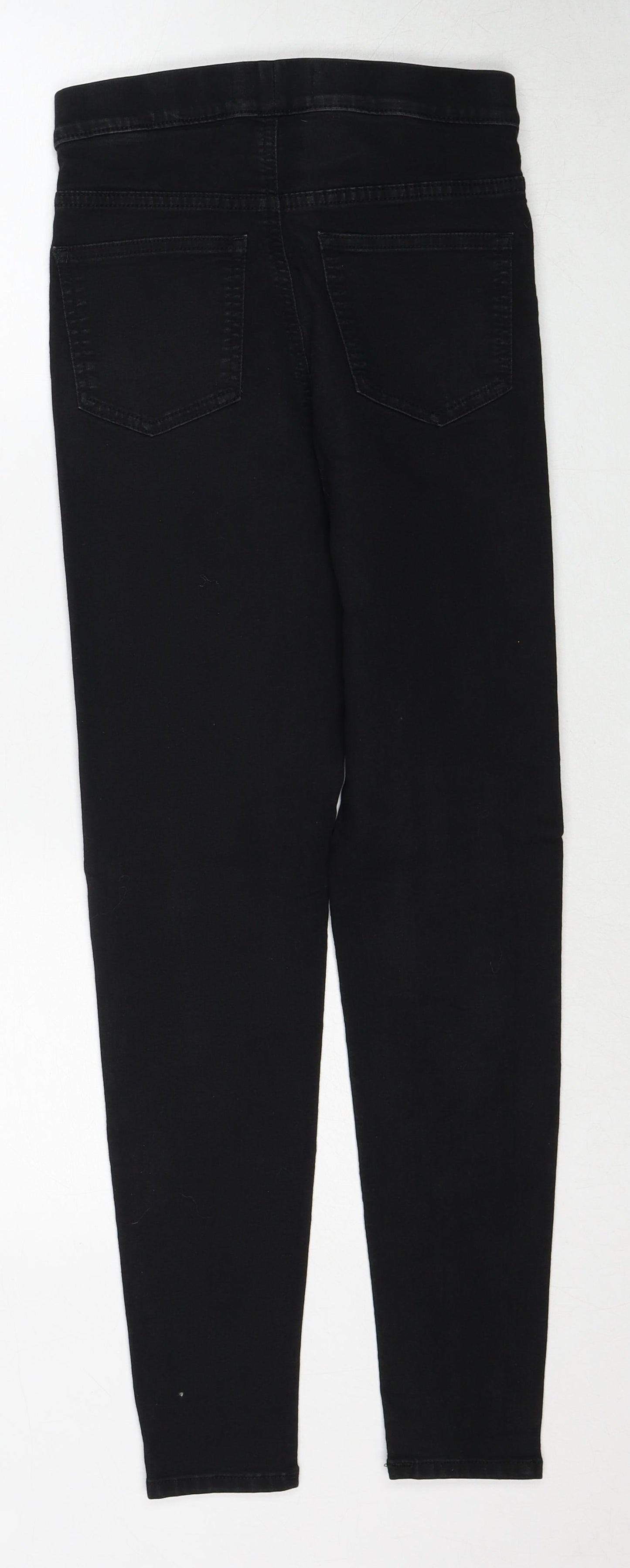 Marks and Spencer Womens Black Cotton Jegging Jeans Size 8 Regular