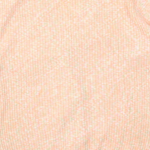 Skylar Womens Pink V-Neck Acrylic Cardigan Jumper Size S