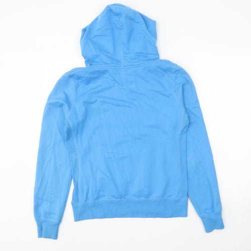 FairPart Womens Blue Polyester Pullover Hoodie Size 12 Pullover