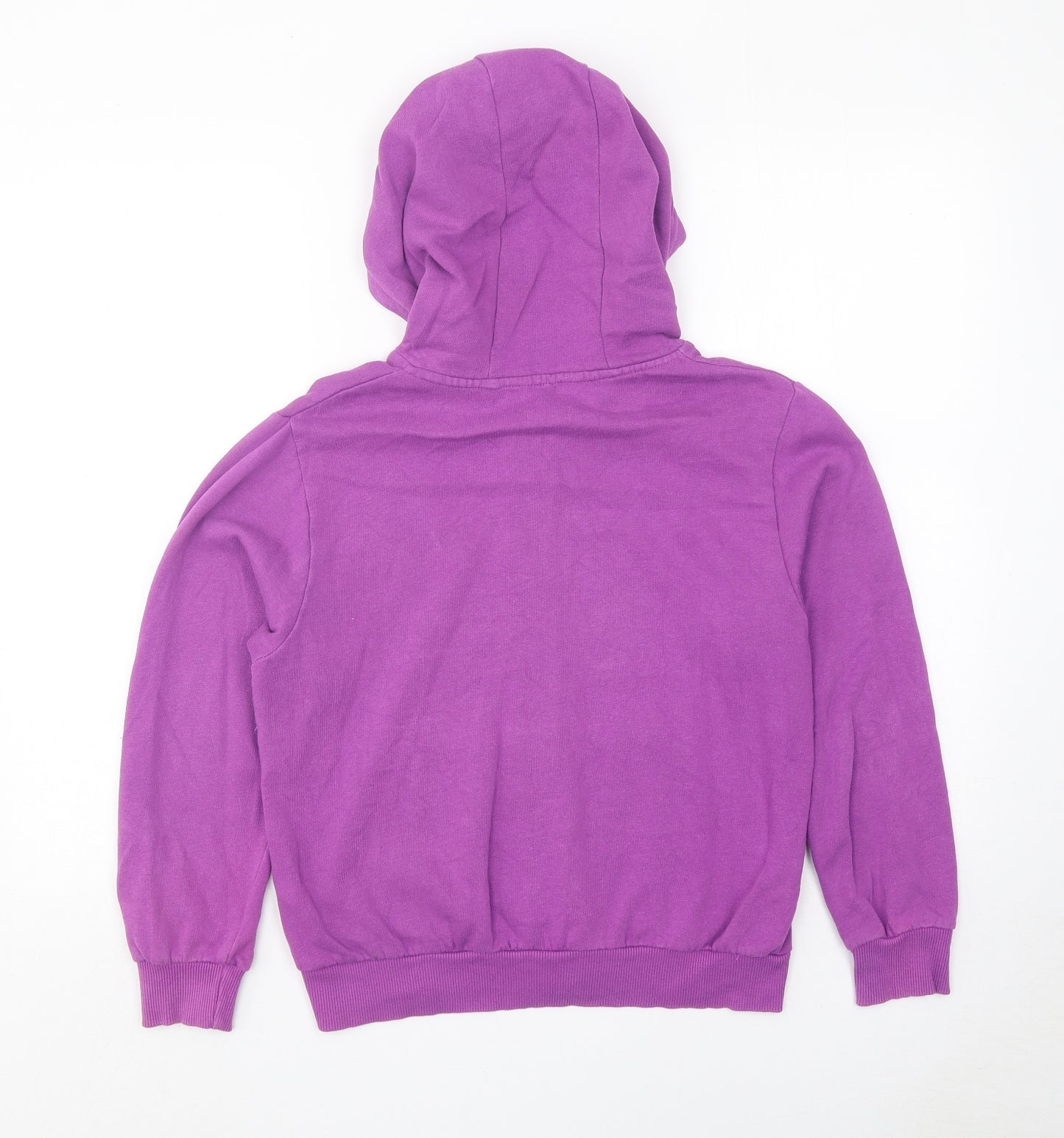 NEXT Girls Purple Polyester Full Zip Hoodie Size 10 Years Zip
