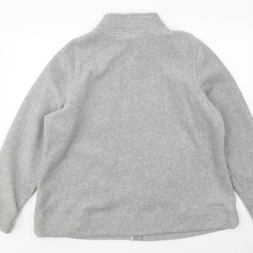 Bonmarché Womens Grey Jacket Size L Zip