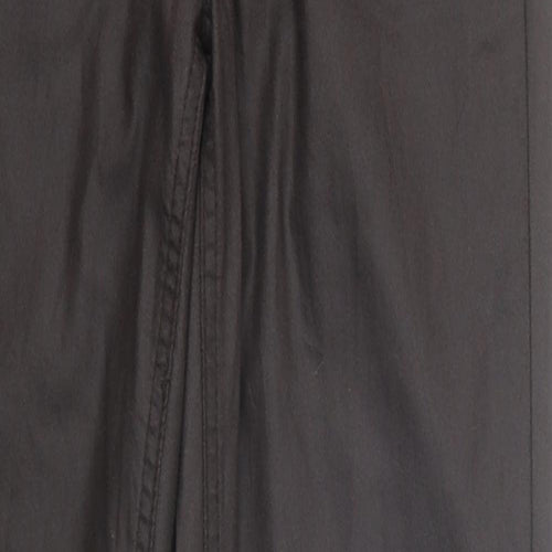 AJC Womens Black Polyester Straight Jeans Size 10 L29 in Regular Zip