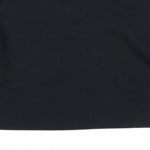 Blitz R Womens Black Cotton Pullover Sweatshirt Size S Pullover