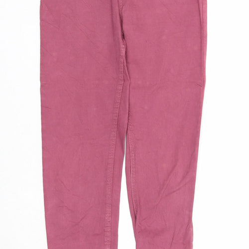 S.insay Womens Purple Cotton Skinny Jeans Size S Regular Zip