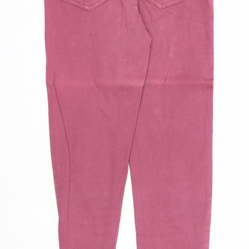 S.insay Womens Purple Cotton Skinny Jeans Size S Regular Zip