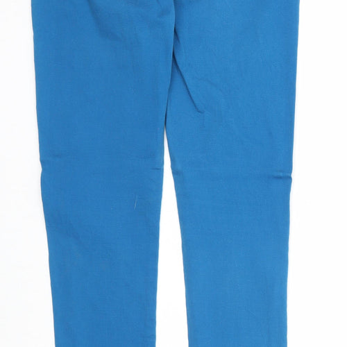 Yes Yes Womens Blue Cotton Skinny Jeans Size 10 Regular Zip