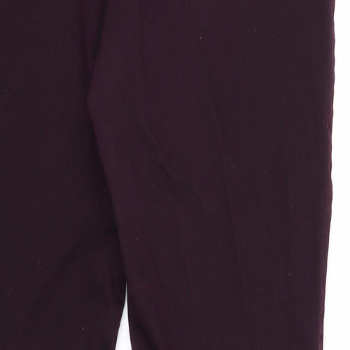 Dex Womens Purple Cotton Straight Jeans Size 31 in Regular Zip