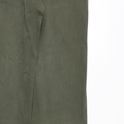 Osika Jeans Womens Green Cotton Straight Jeans Size 32 in Regular Zip
