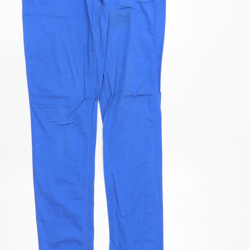 S+D Jeans Womens Blue Cotton Skinny Jeans Size 32 in Regular Zip
