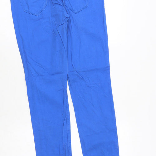 S+D Jeans Womens Blue Cotton Skinny Jeans Size 32 in Regular Zip