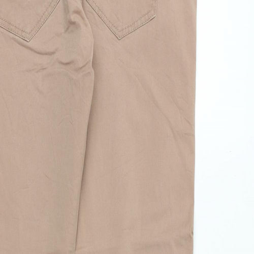 sinsay Womens Pink Cotton Skinny Jeans Size L Regular Zip