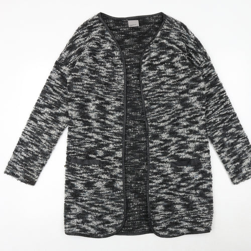 VERO MODA Womens Black V-Neck Acrylic Cardigan Jumper Size M