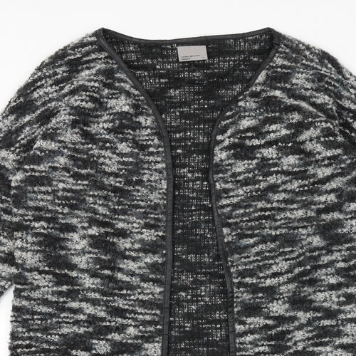 VERO MODA Womens Black V-Neck Acrylic Cardigan Jumper Size M
